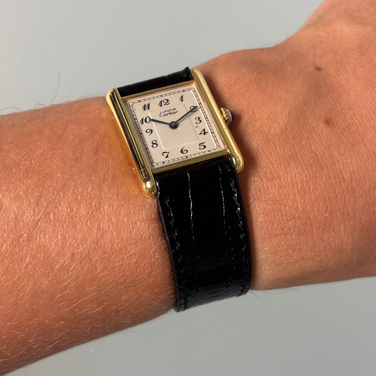 Cartier Tank Breguet GM with original buckle