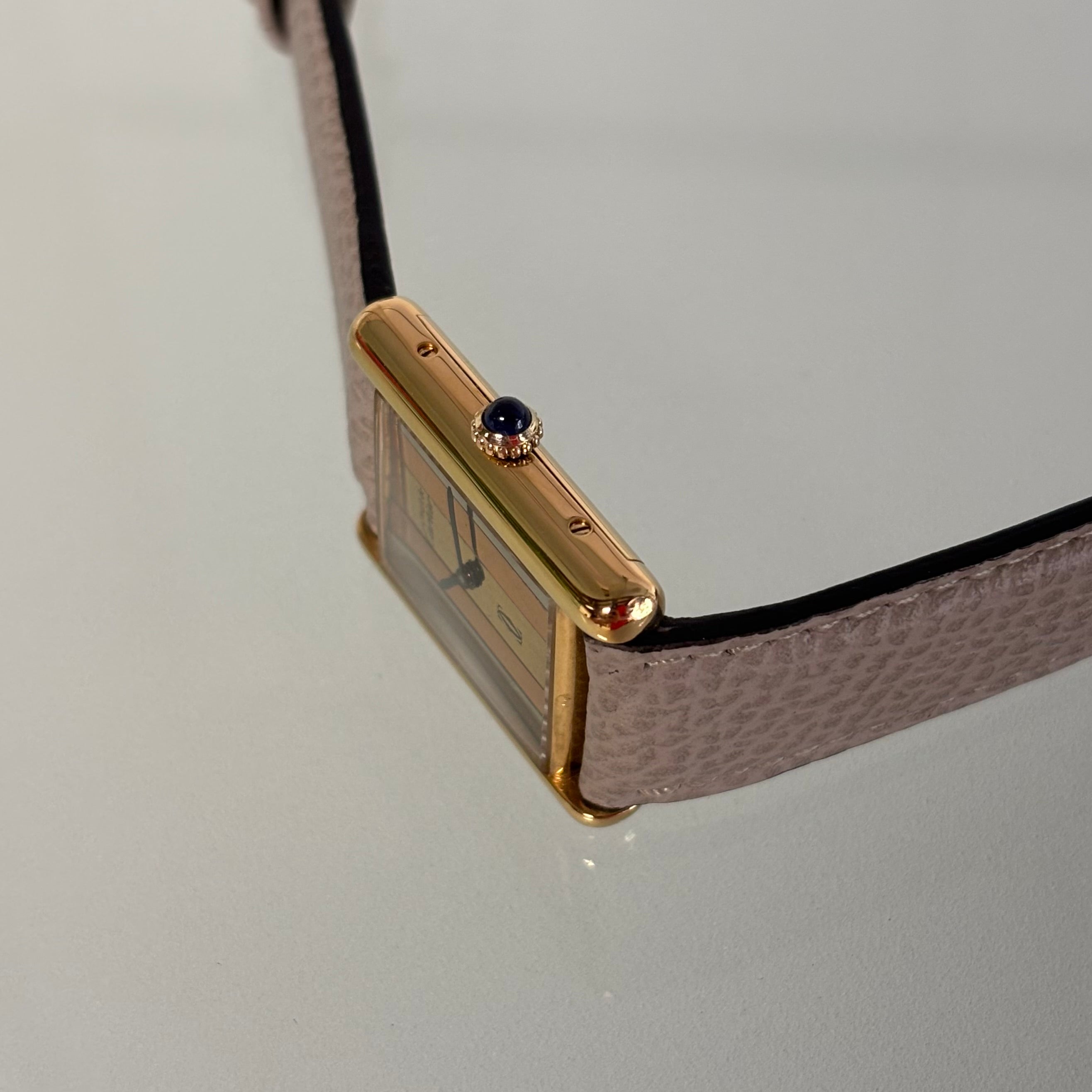 Cartier Tank GM Trinity with buckle