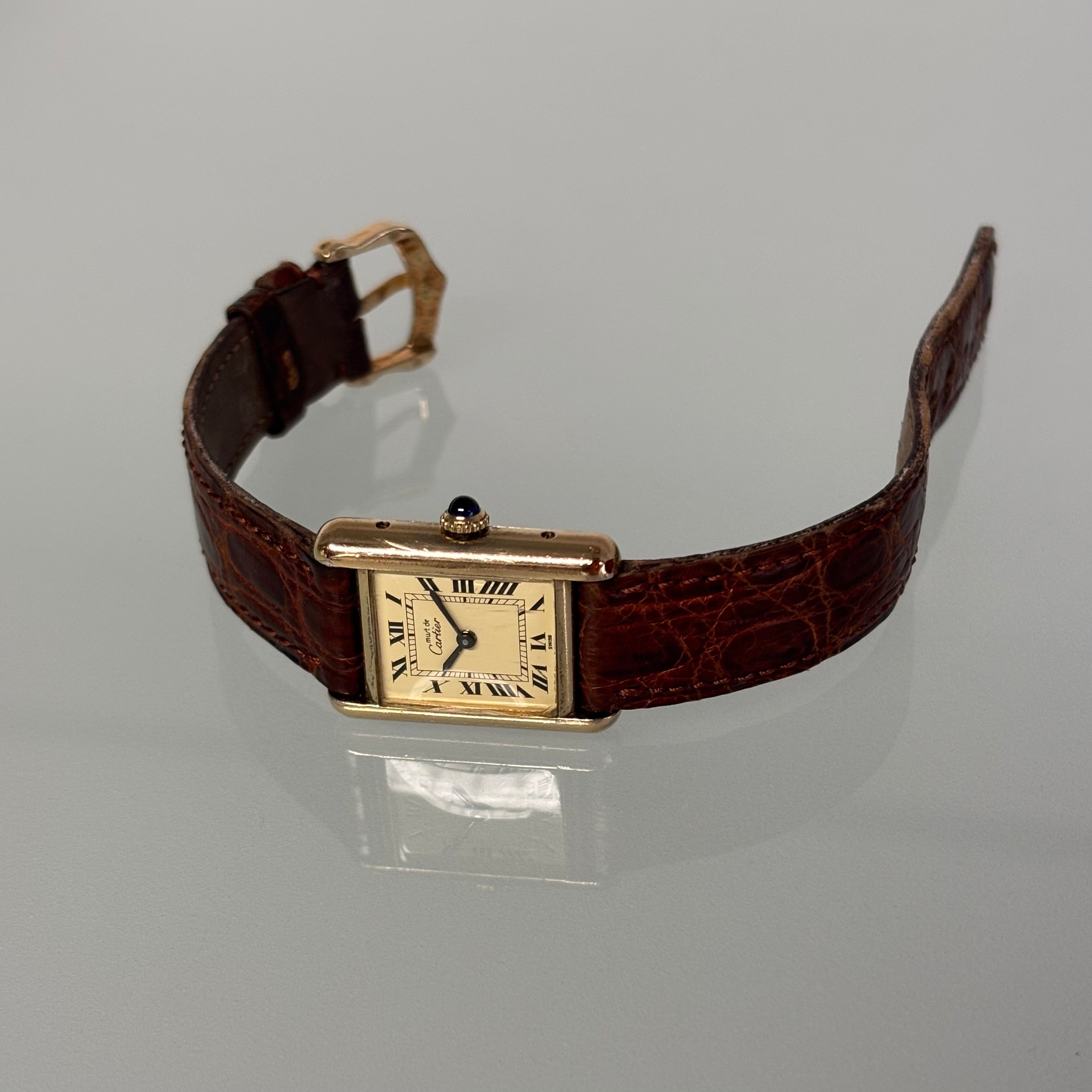 Cartier Tank PM with original strap & buckle