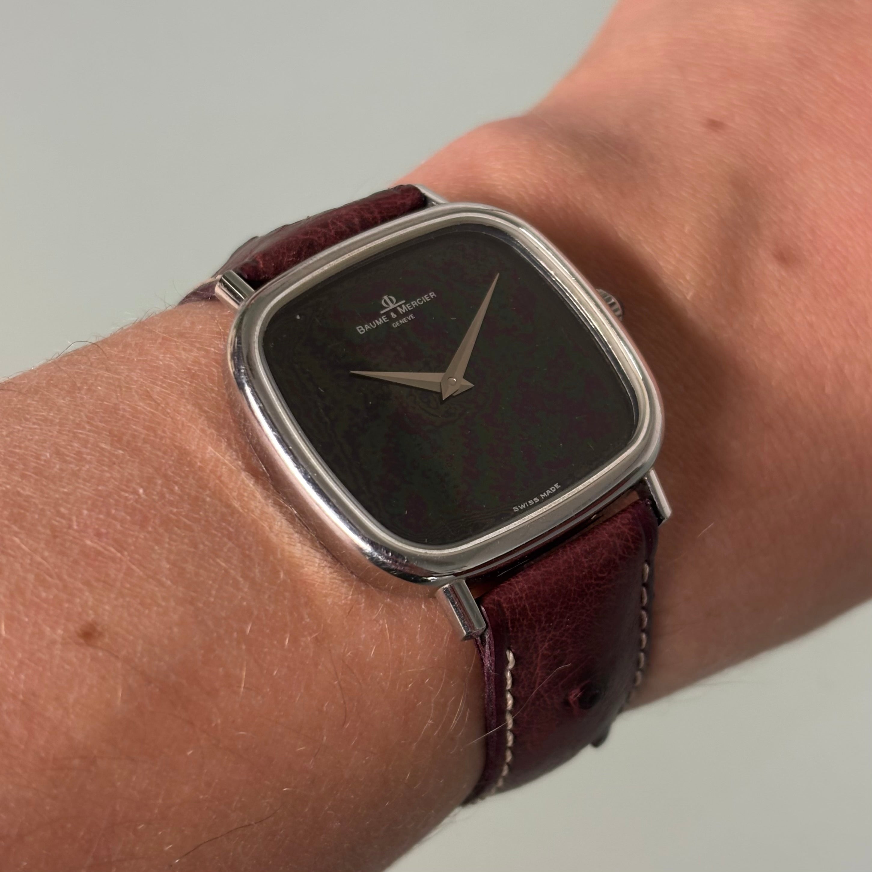 Baume & Mercier “TV Screen” Wristwatch – Black Dial