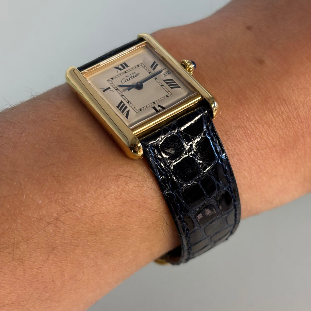 Cartier Tank XL with original strap & clasp