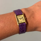 Cartier Tank Champagne PM with original buckle