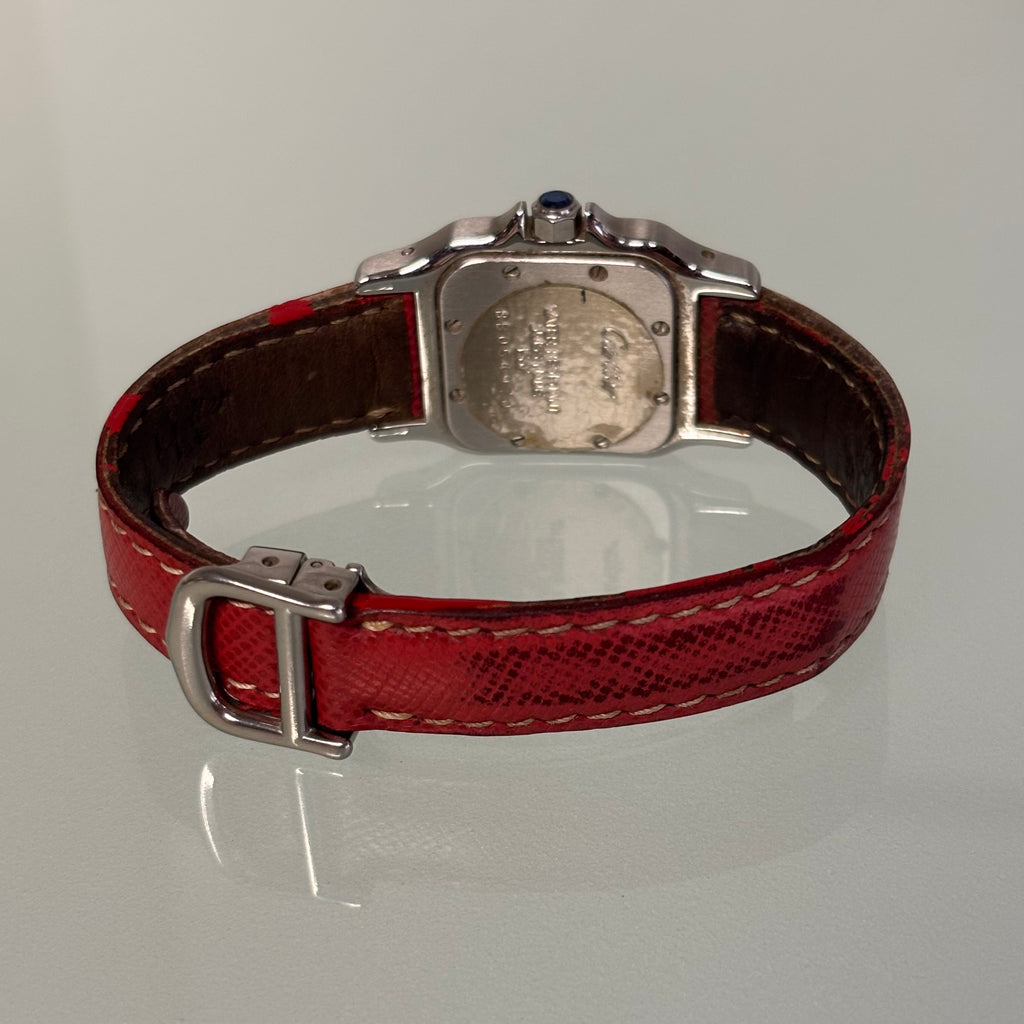 Cartier Santos Galbée PM with original strap & clasp
