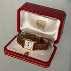 Cartier Tank 1960s with original 18k deployant & box