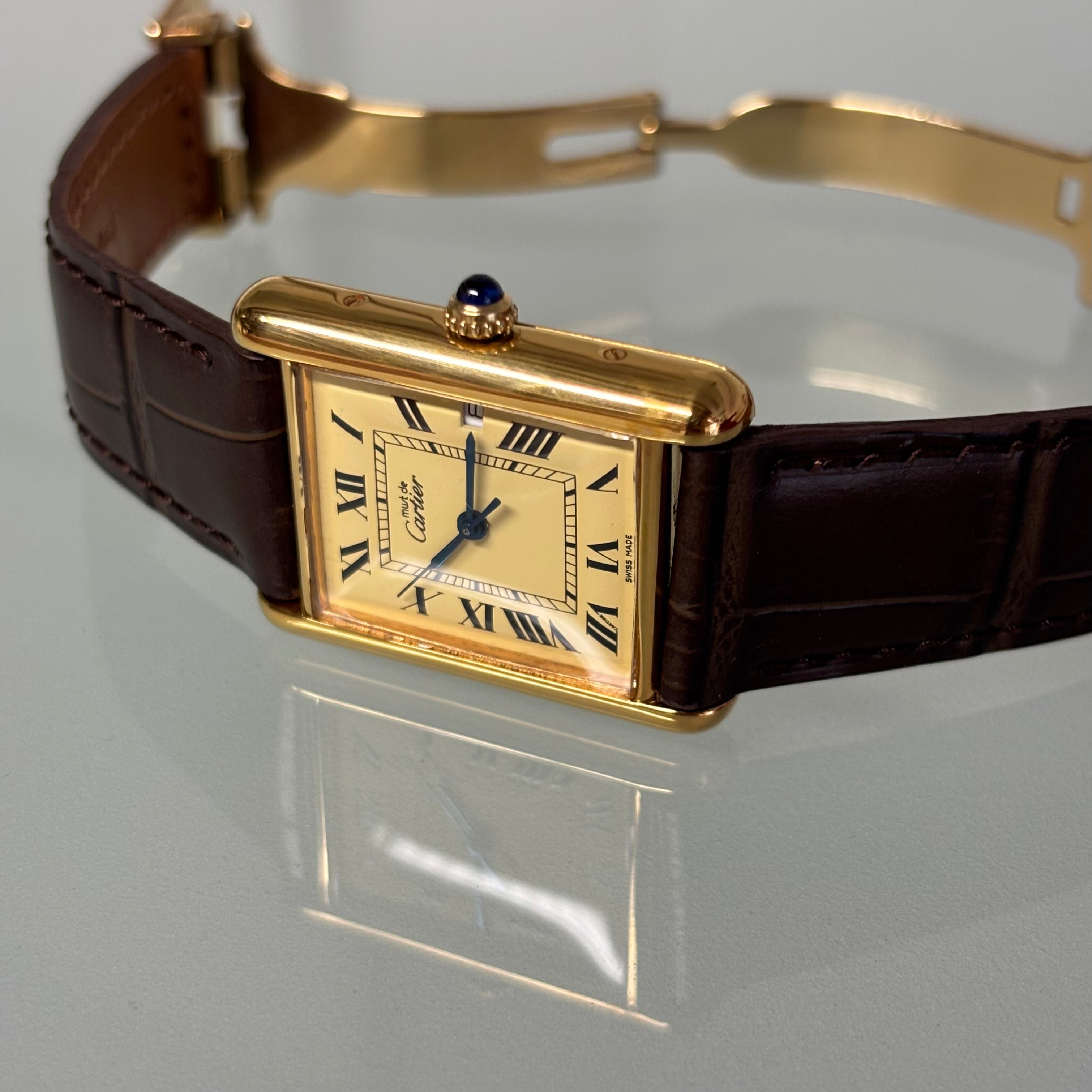 Cartier Tank XL 2413 with original clasp