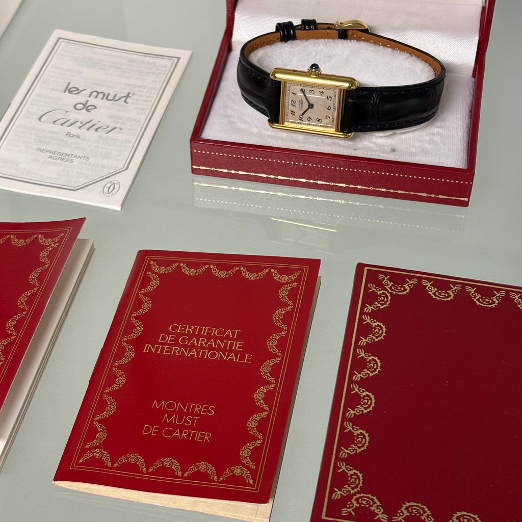 Cartier Tank PM Breguet Full Set