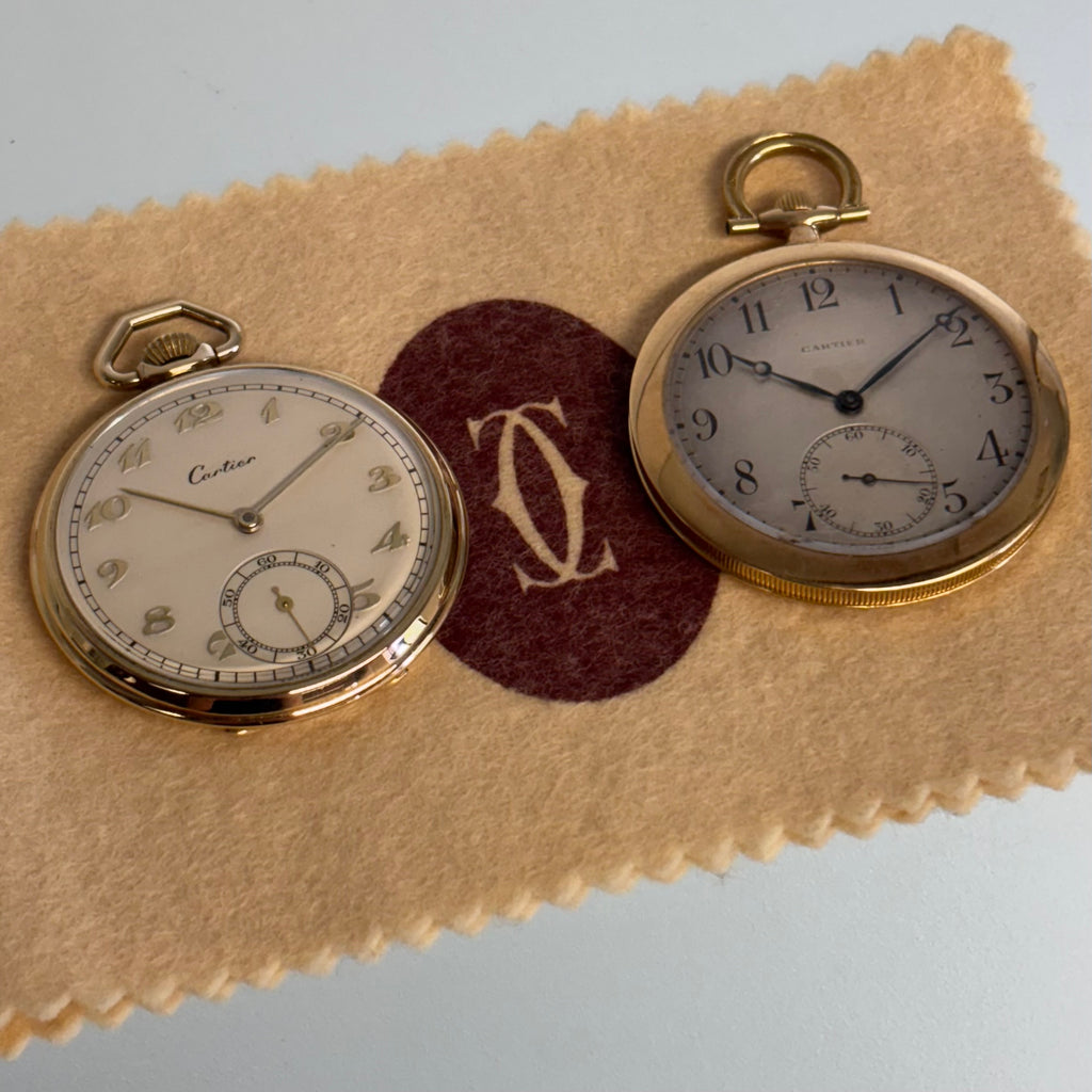 Cartier x Movado 14k pocketwatch