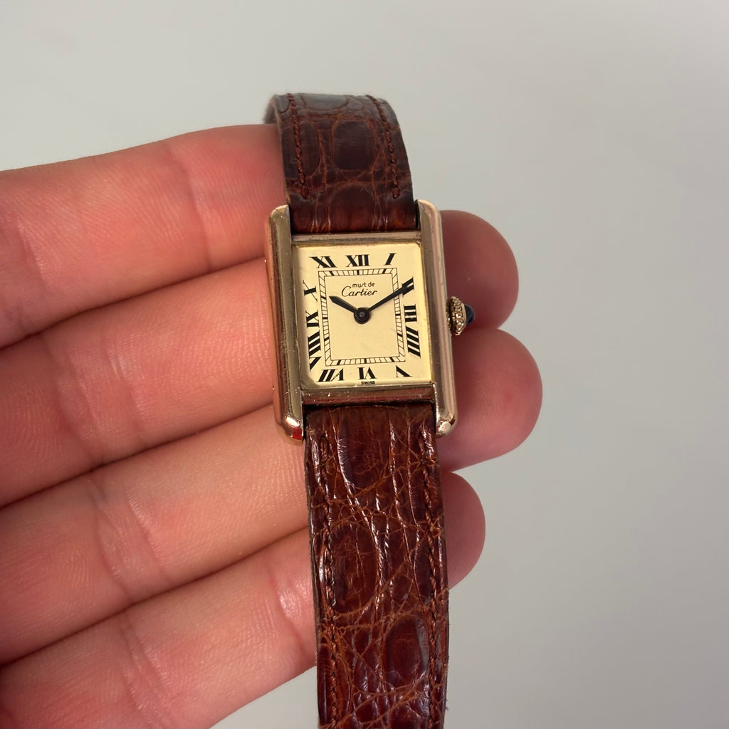 Cartier Tank PM with original strap & buckle