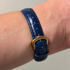Cartier Tank Lapis lacquer PM with original buckle