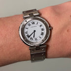 Cartier Vendome Steel Serviced by Cartier