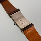 Barthelay Silver Wristwatch – Rectangular Case, Vintage Model