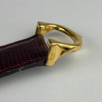 Must de Cartier C-Decor Belt – Bordeaux Leather, Size 91–99 cm