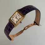 Piaget × Cartier Wristwatch – 18K Yellow Gold, Guilloche Dial