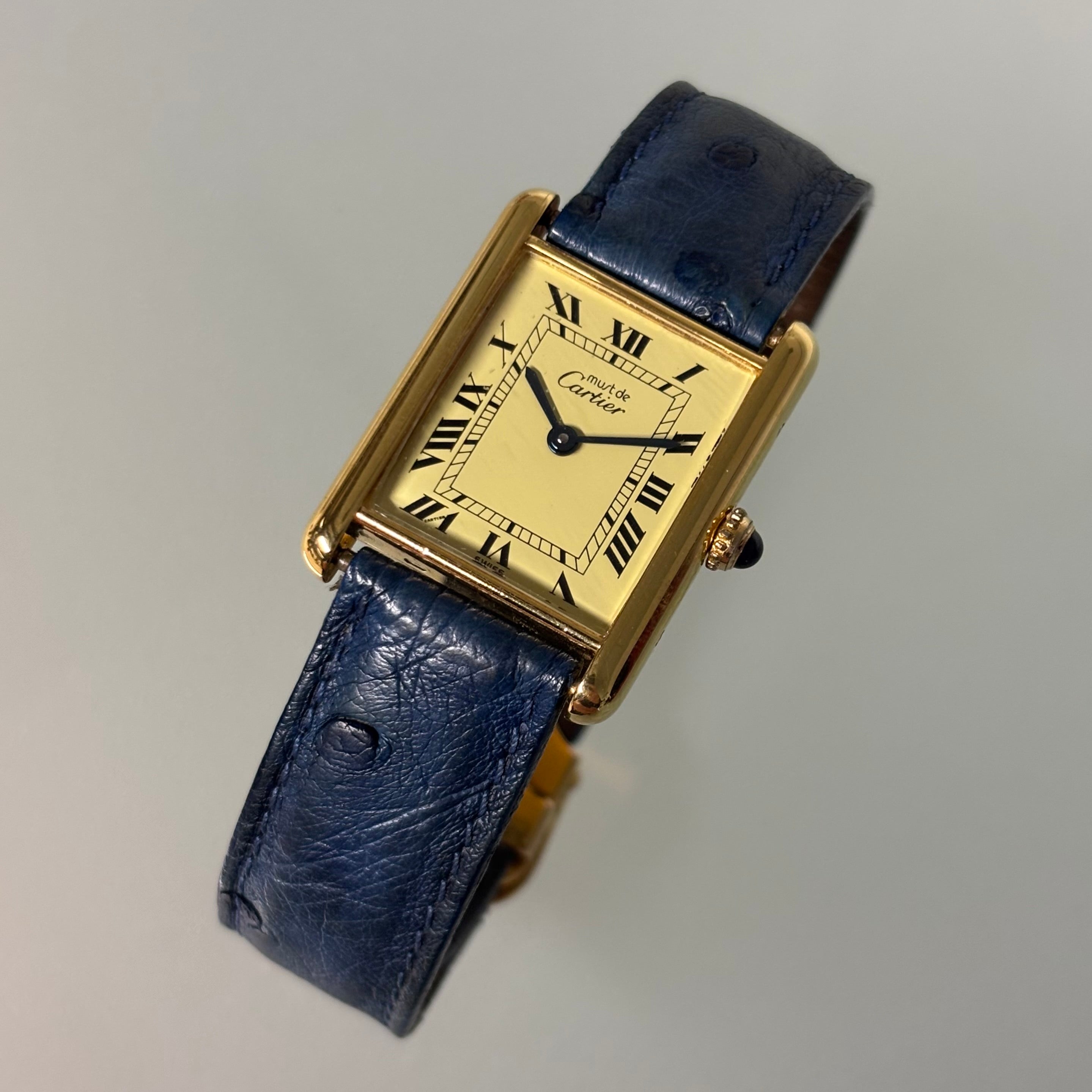 Cartier Tank GM with original strap & clasp