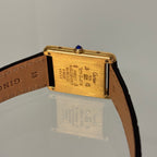 Cartier Tank GM Burgundy dial