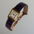 Piaget × Cartier Wristwatch – 18K Yellow Gold, Guilloche Dial