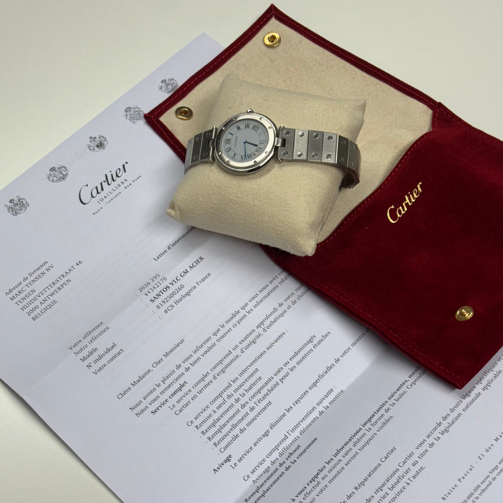 Cartier Vendome Steel Serviced by Cartier