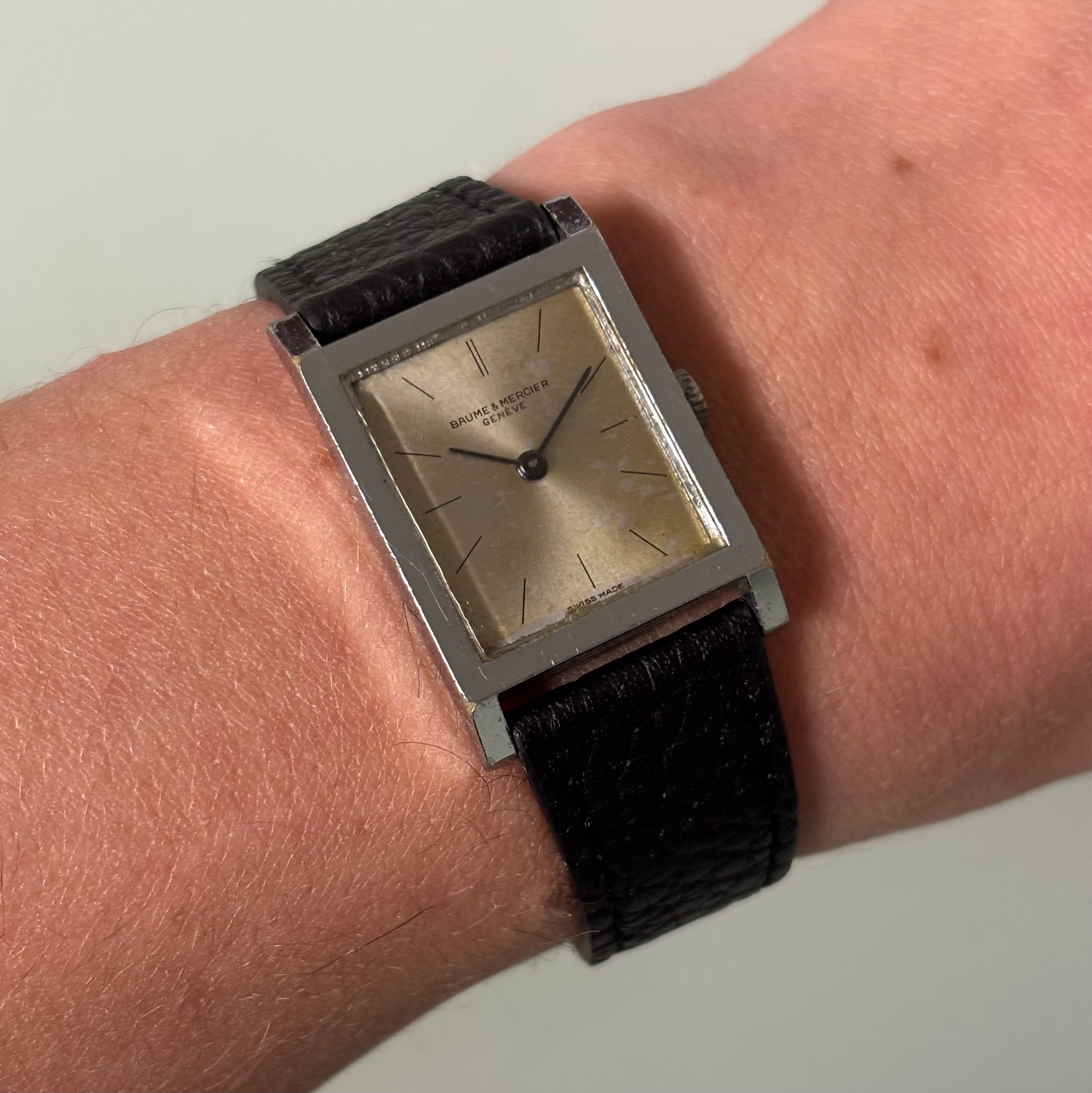 Baume & Mercier steel Tank