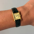Cartier Tank PM Champagne dial with box & booklets