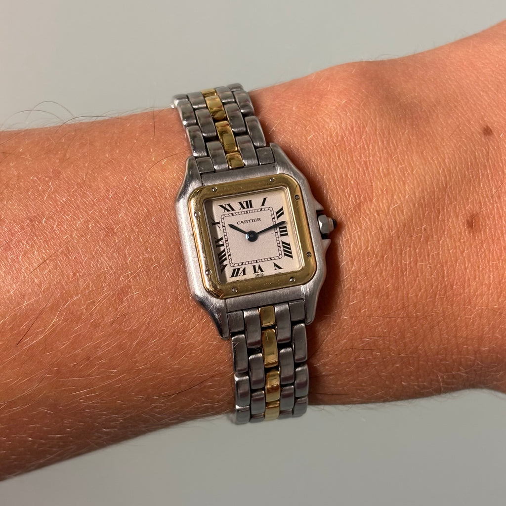 Cartier Panthère Gold/Steel 1-row bracelet