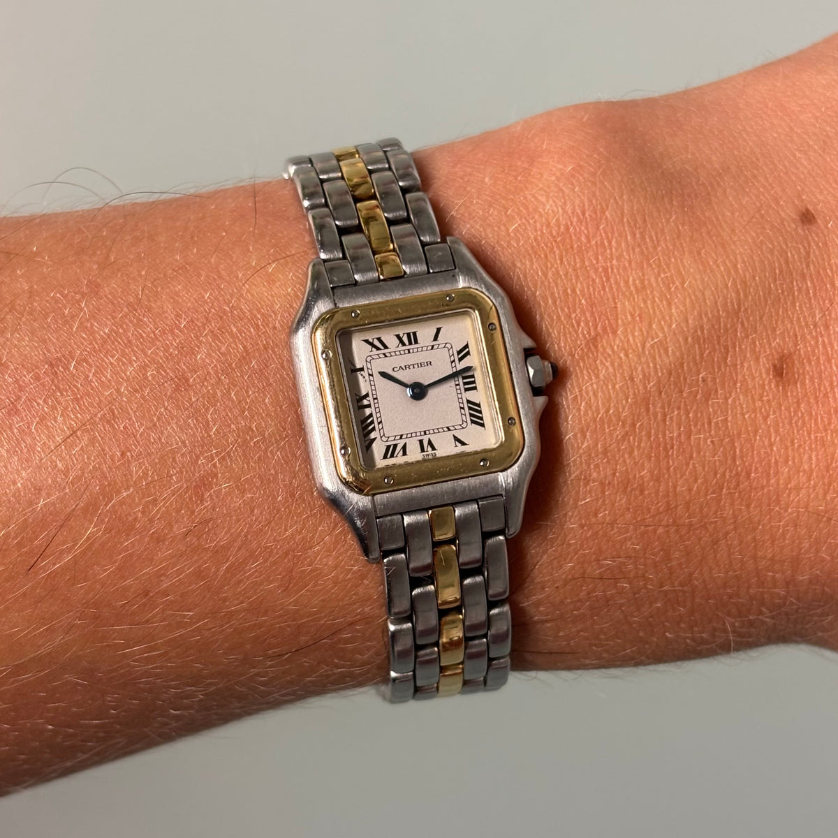 Cartier Panthère Gold/Steel 1-row bracelet