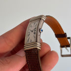 Barthelay Silver Wristwatch – Rectangular Case, Vintage Model