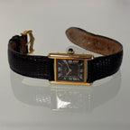 Cartier Tank PM Black/White dial FULL SET