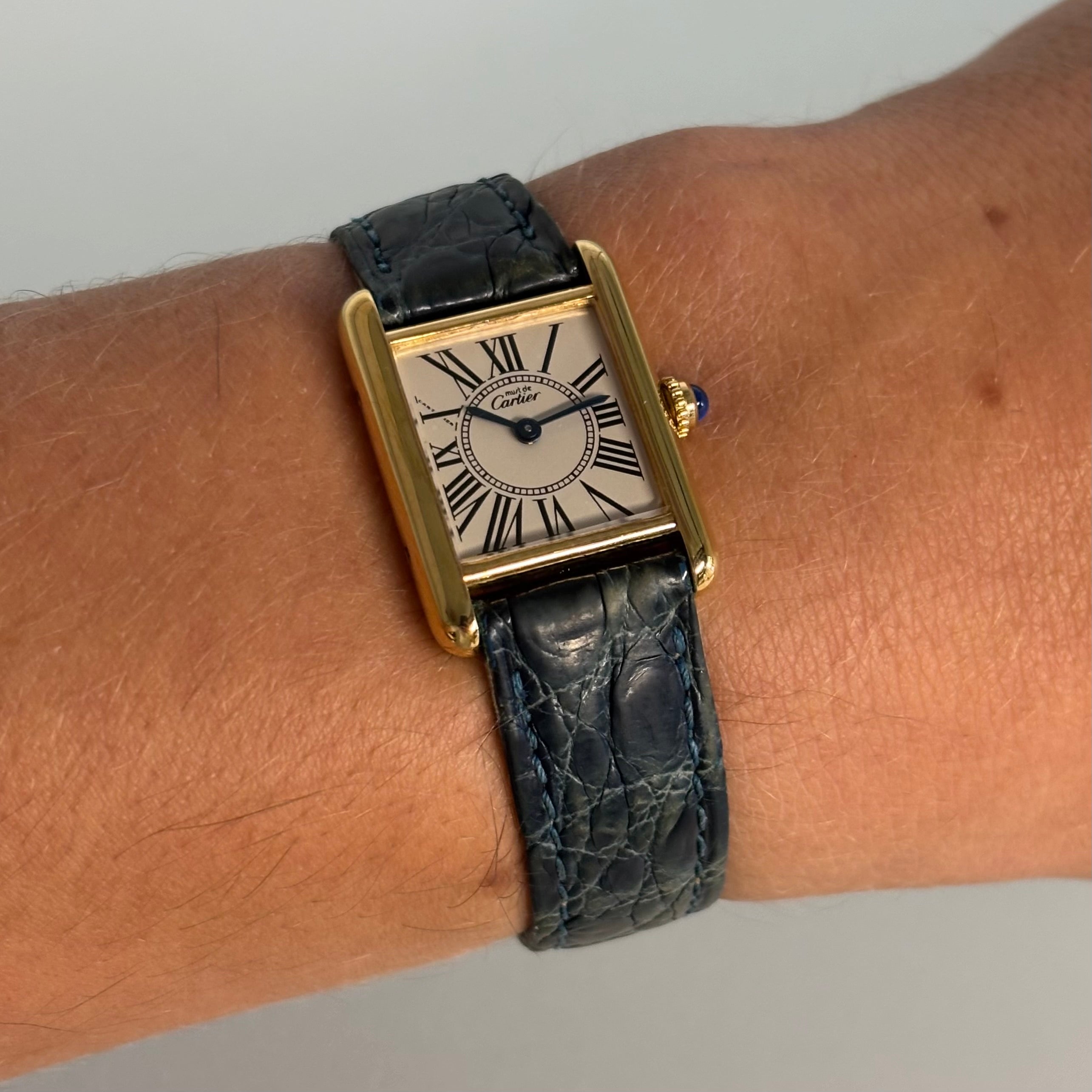 Cartier Tank PM Opaline
