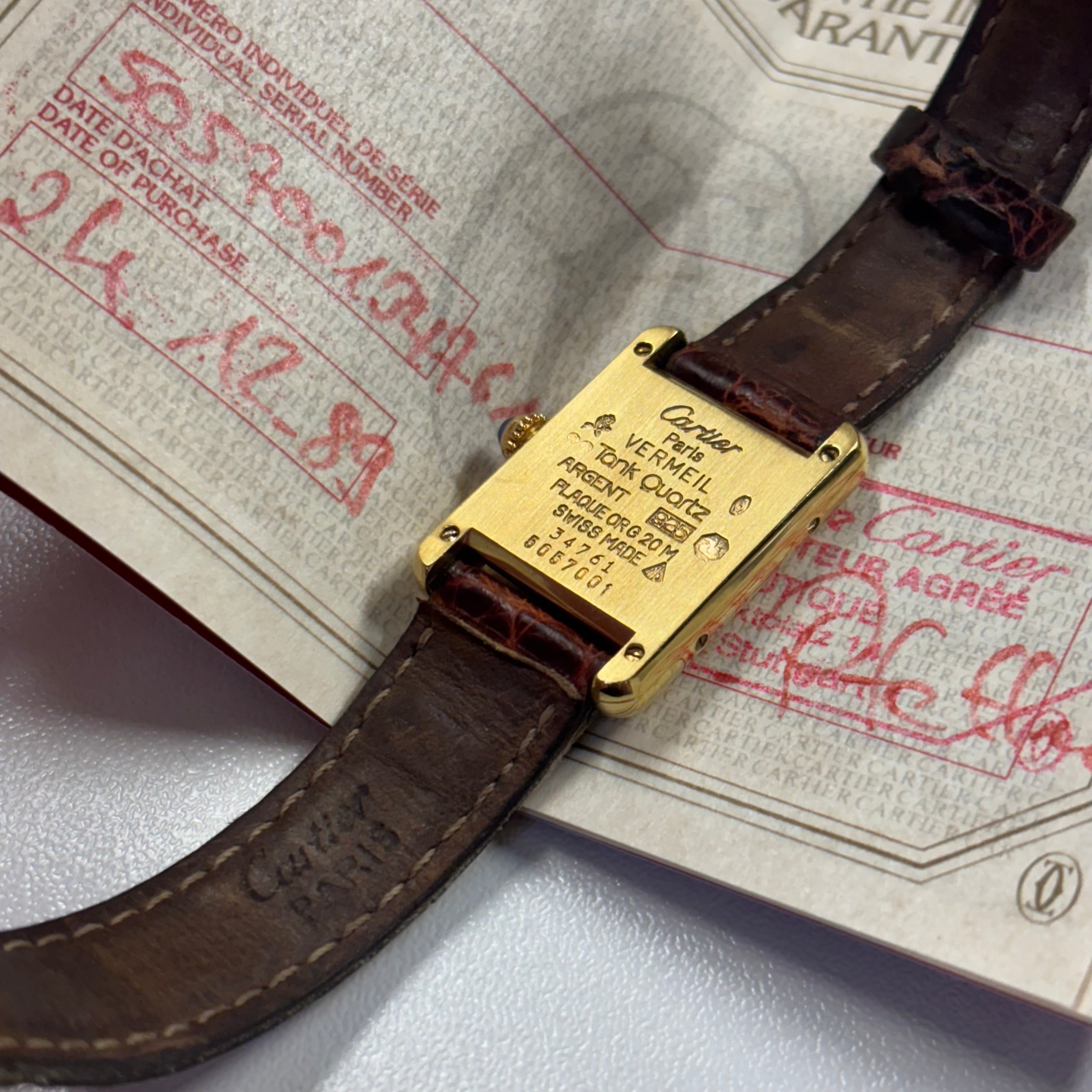 Cartier Tank PM complete Full Set