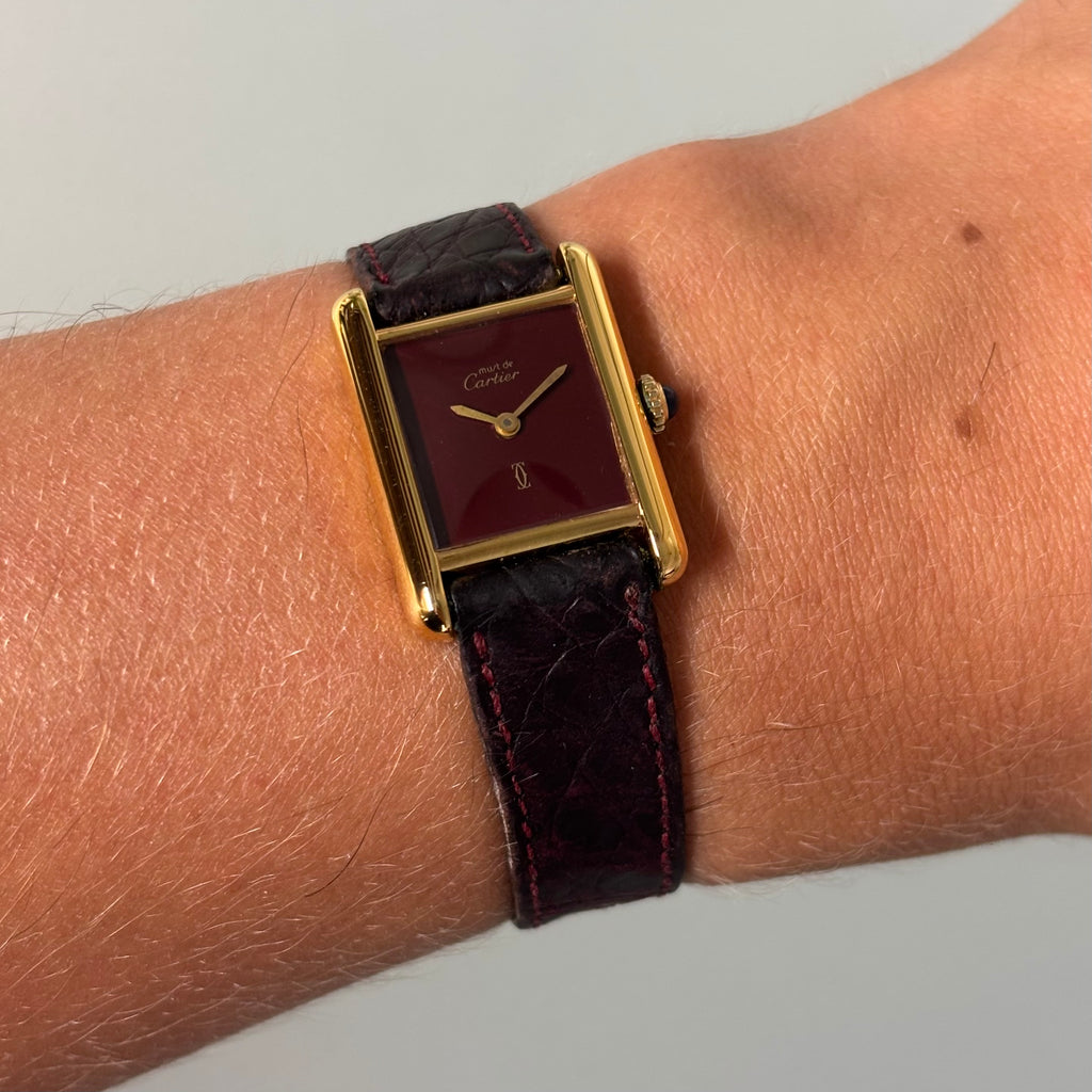 Cartier Tank PM with original strap & buckle
