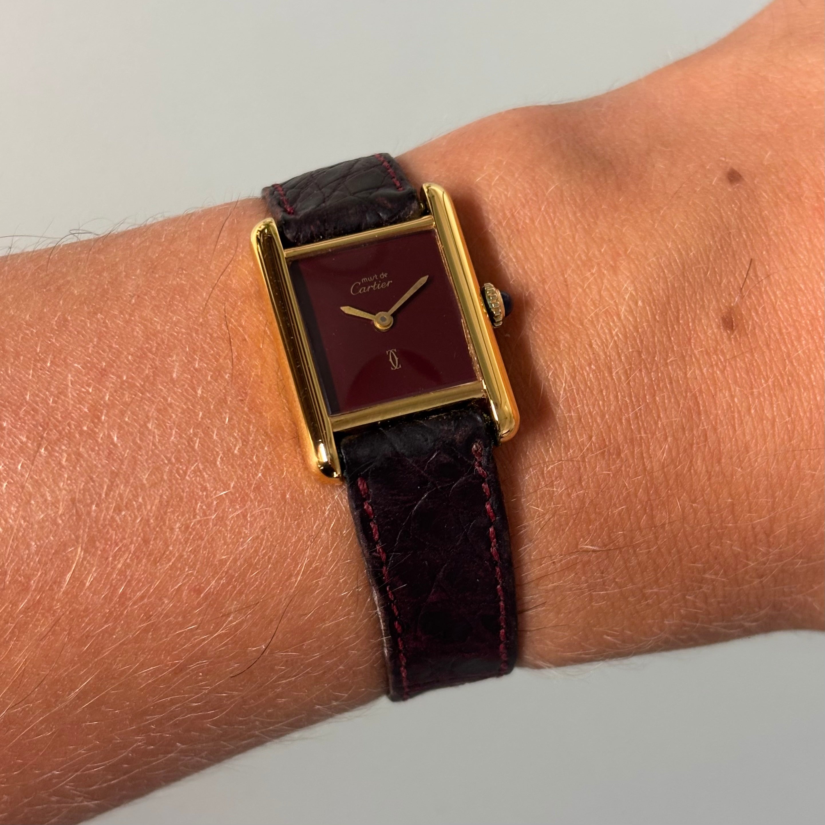 Cartier Tank PM with original strap & buckle