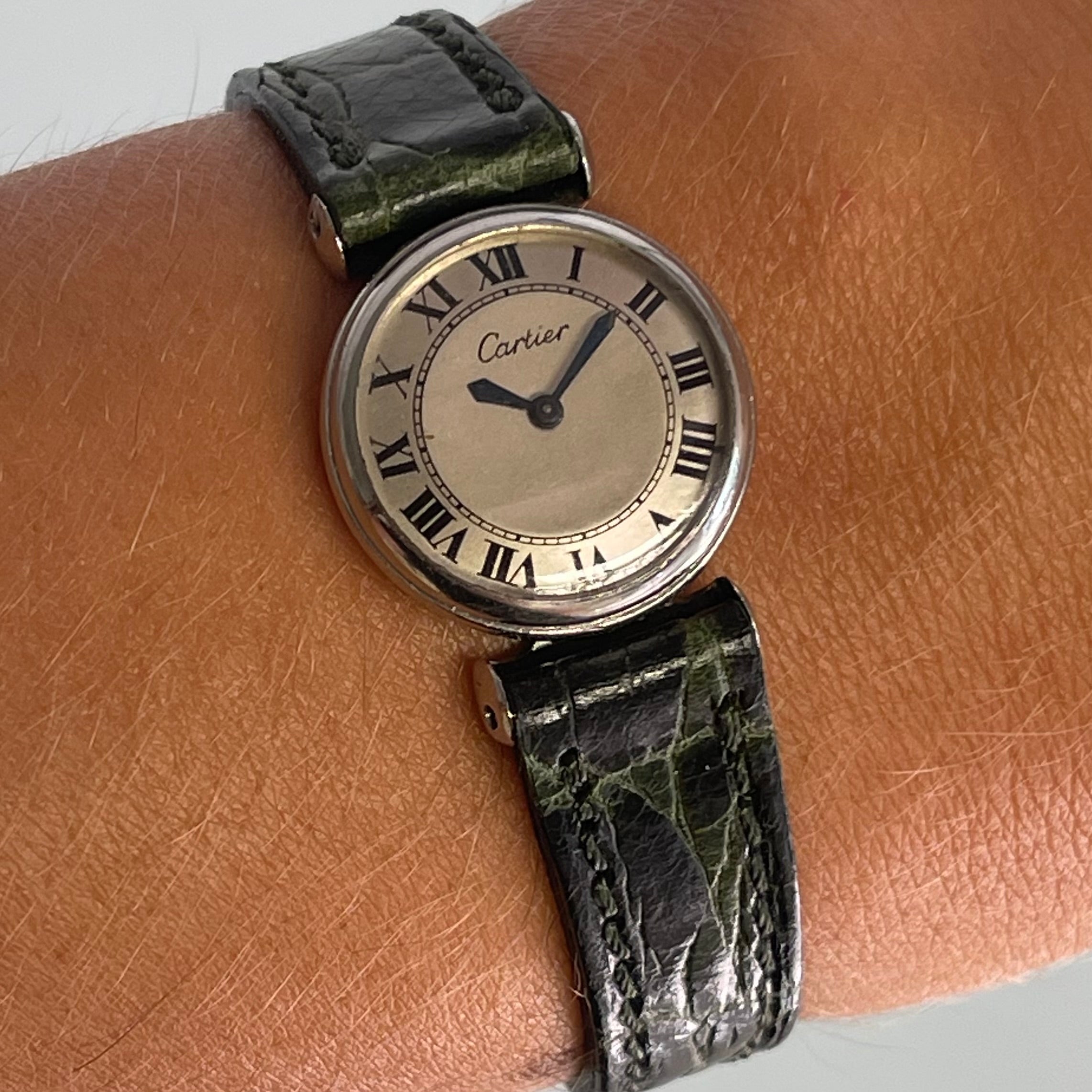 Cartier x Jaeger LeCoultre Steel Duoplan
