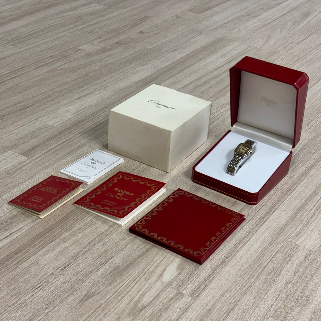 Cartier Panthere Small Gold/Steel Full Set