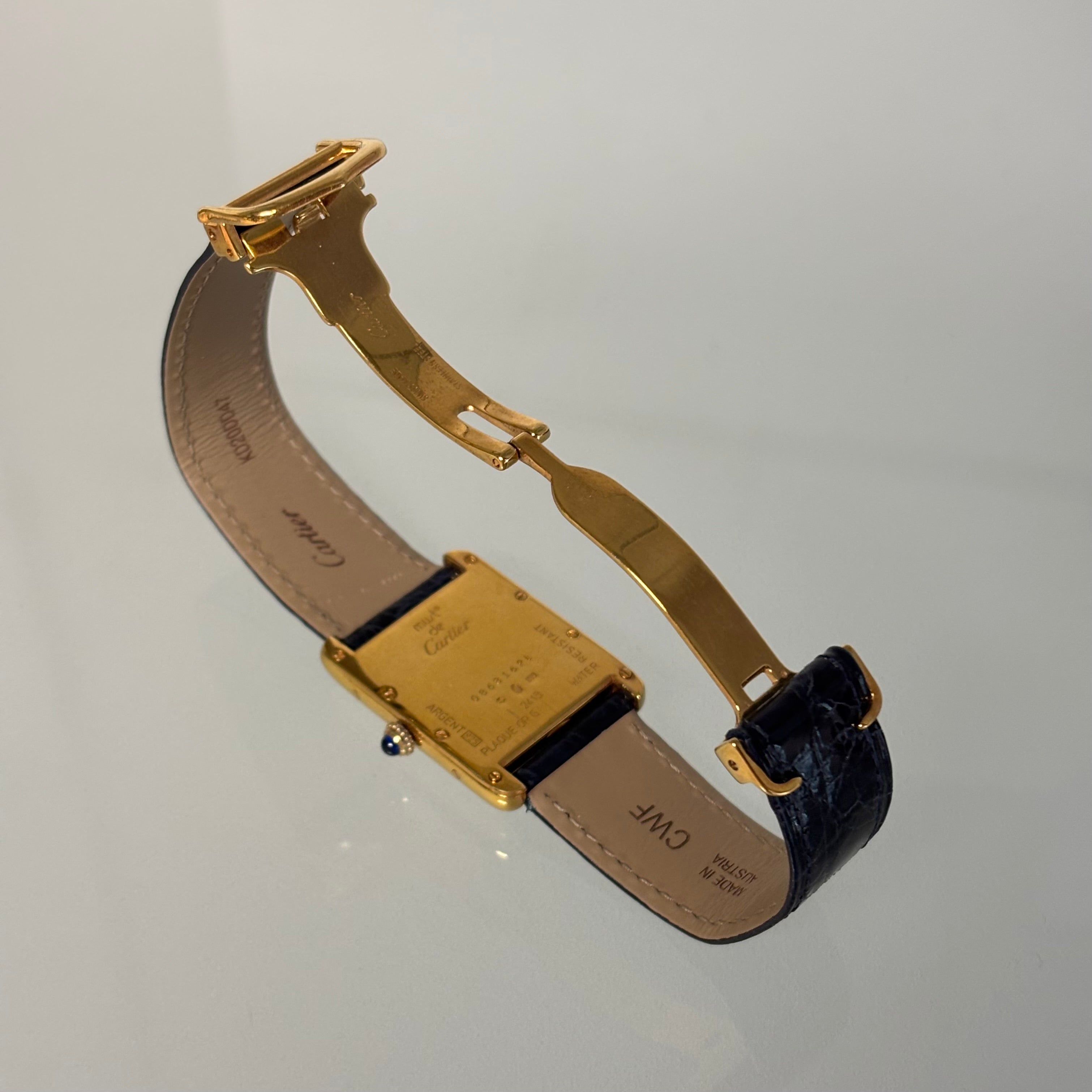Cartier Tank XL with original strap & clasp