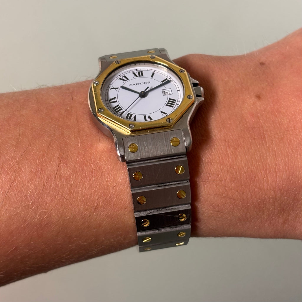 Cartier Santos Octagon GM Gold/Steel