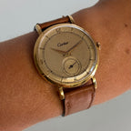 Cartier EWC Wristwatch – 18K Yellow Gold, 1940s Vintage