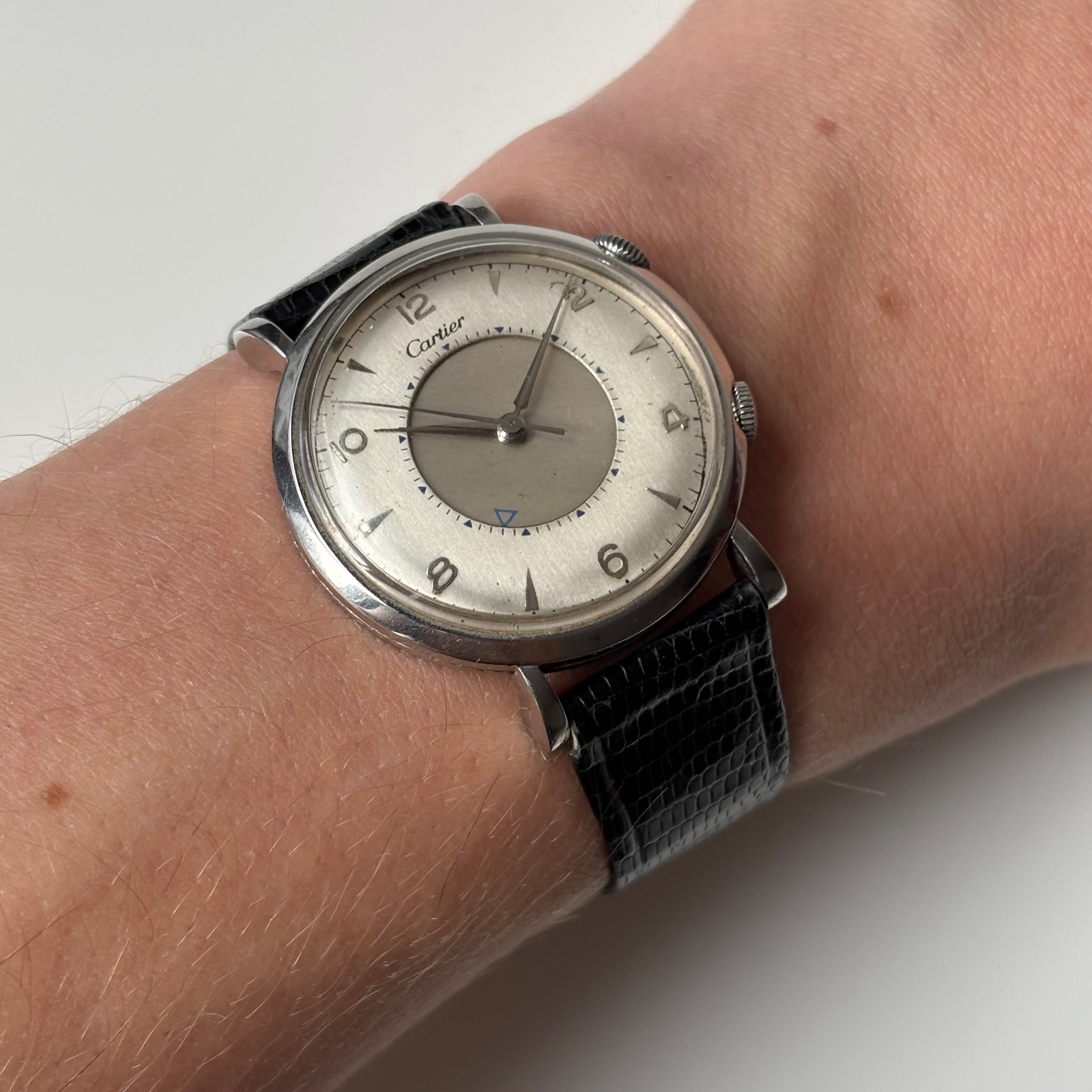 Cartier Jaeger LeCoultre Memovox steel