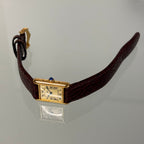 Cartier Tank champagne PM with original buckle