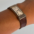 Barthelay Silver Wristwatch – Rectangular Case, Vintage Model