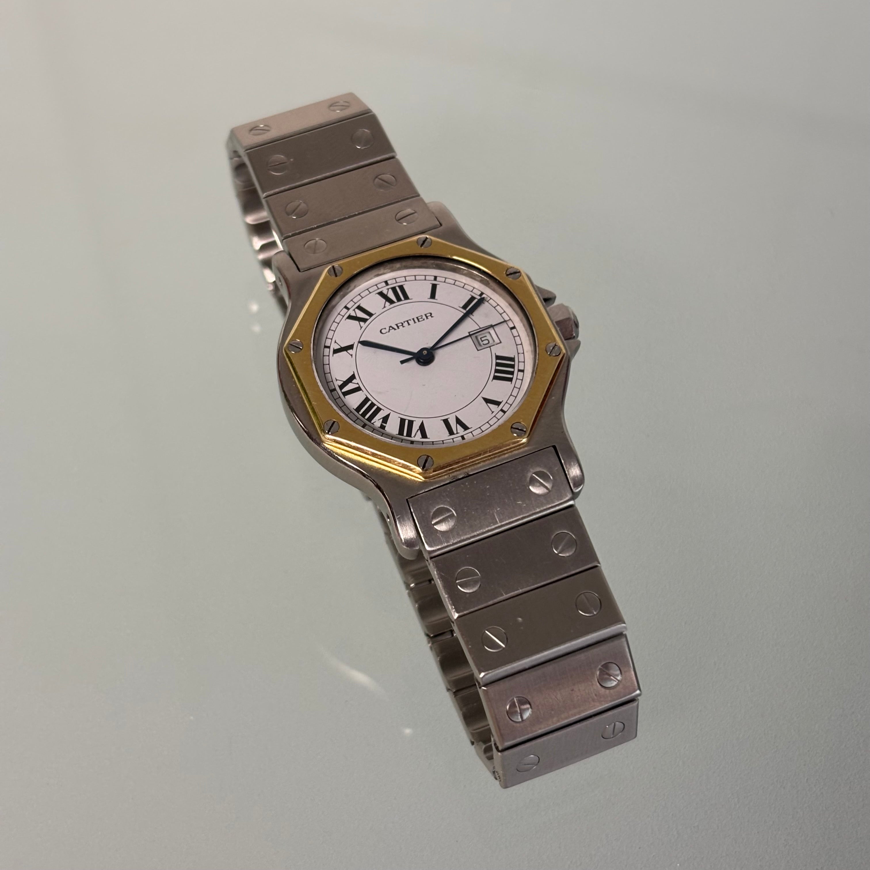 Cartier Santos Octagon GM with bracelet