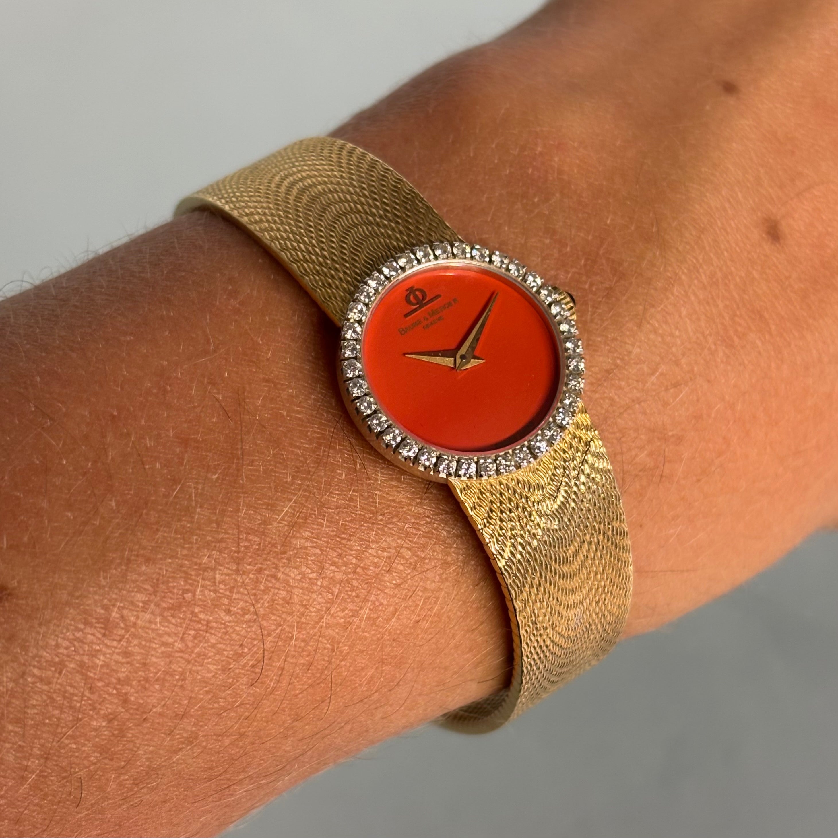 Baume & Mercier 18k bracelet watch
