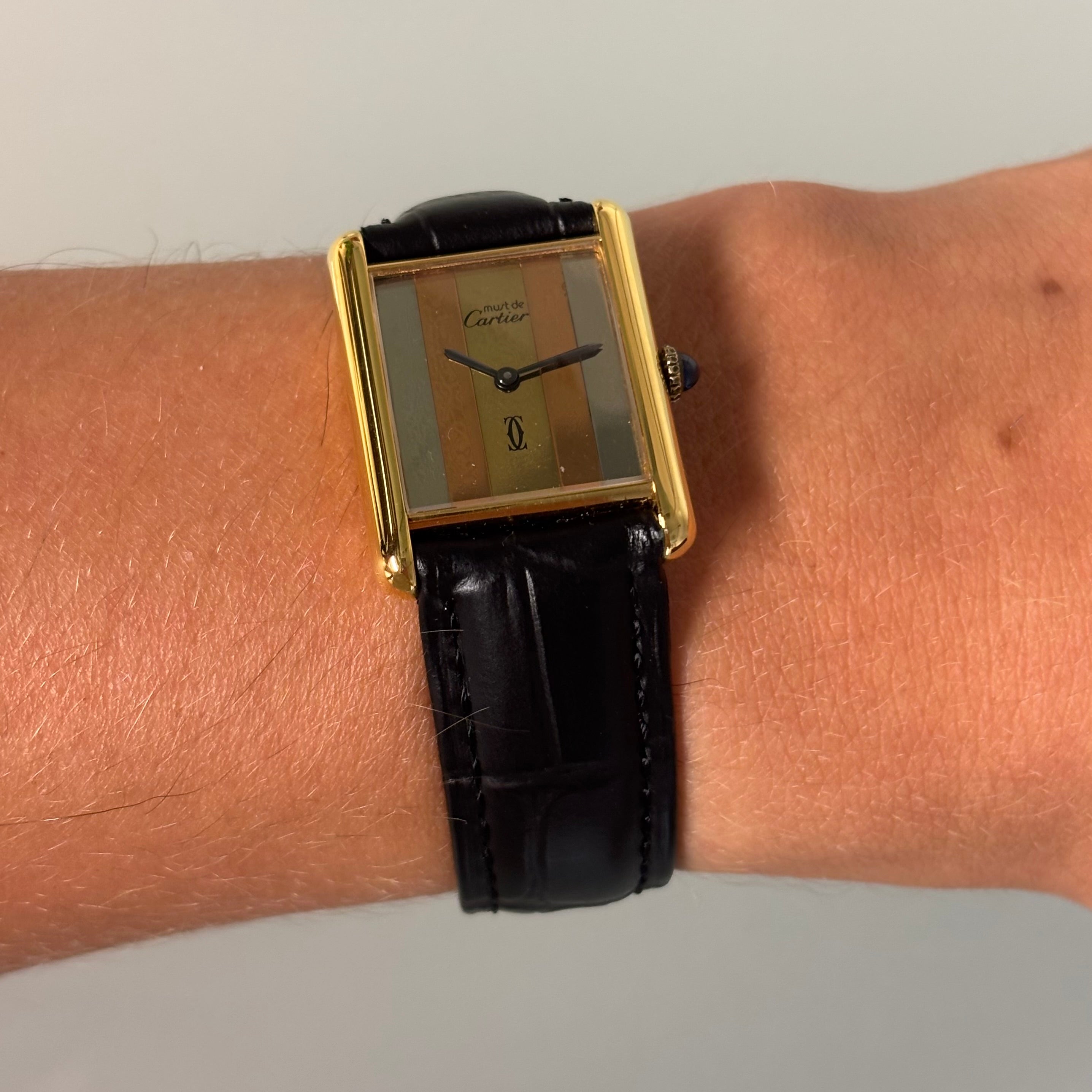 Cartier Tank GM with original buckle