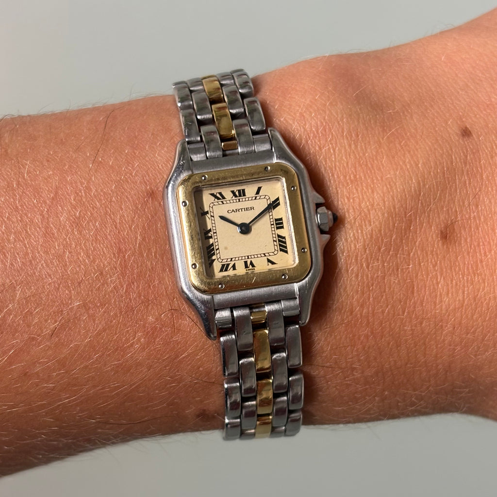 Cartier Panthere Small Gold/Steel Full Set