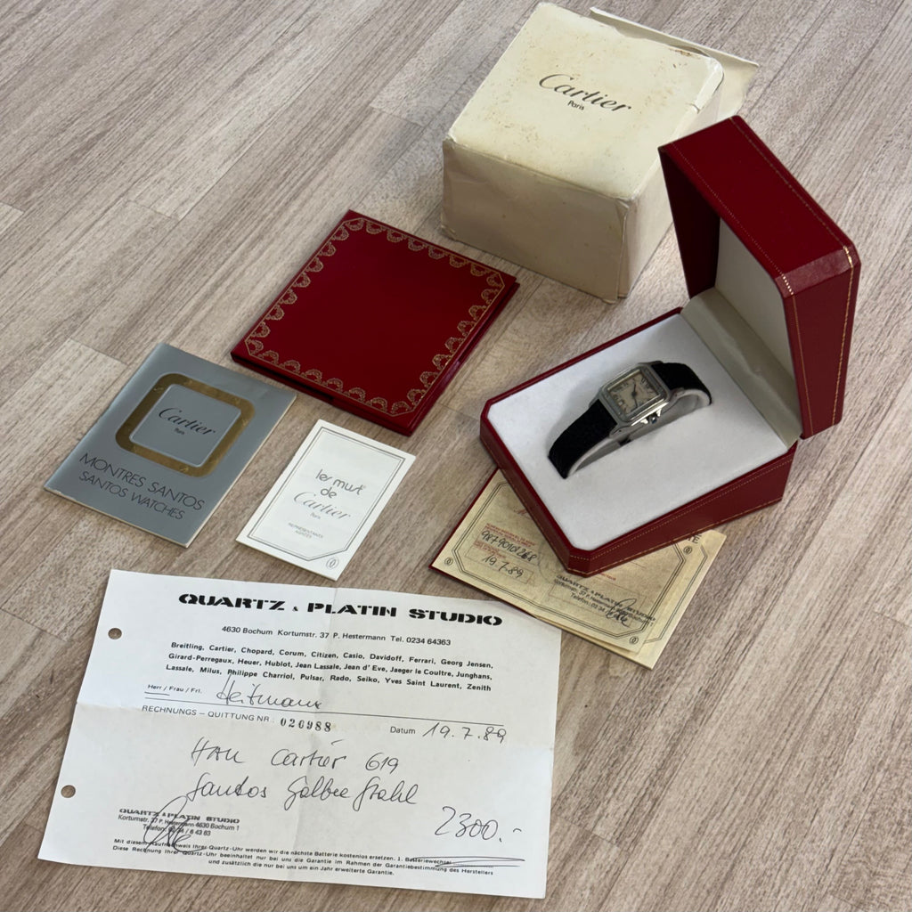 Cartier Santos Galbée GM Full Set