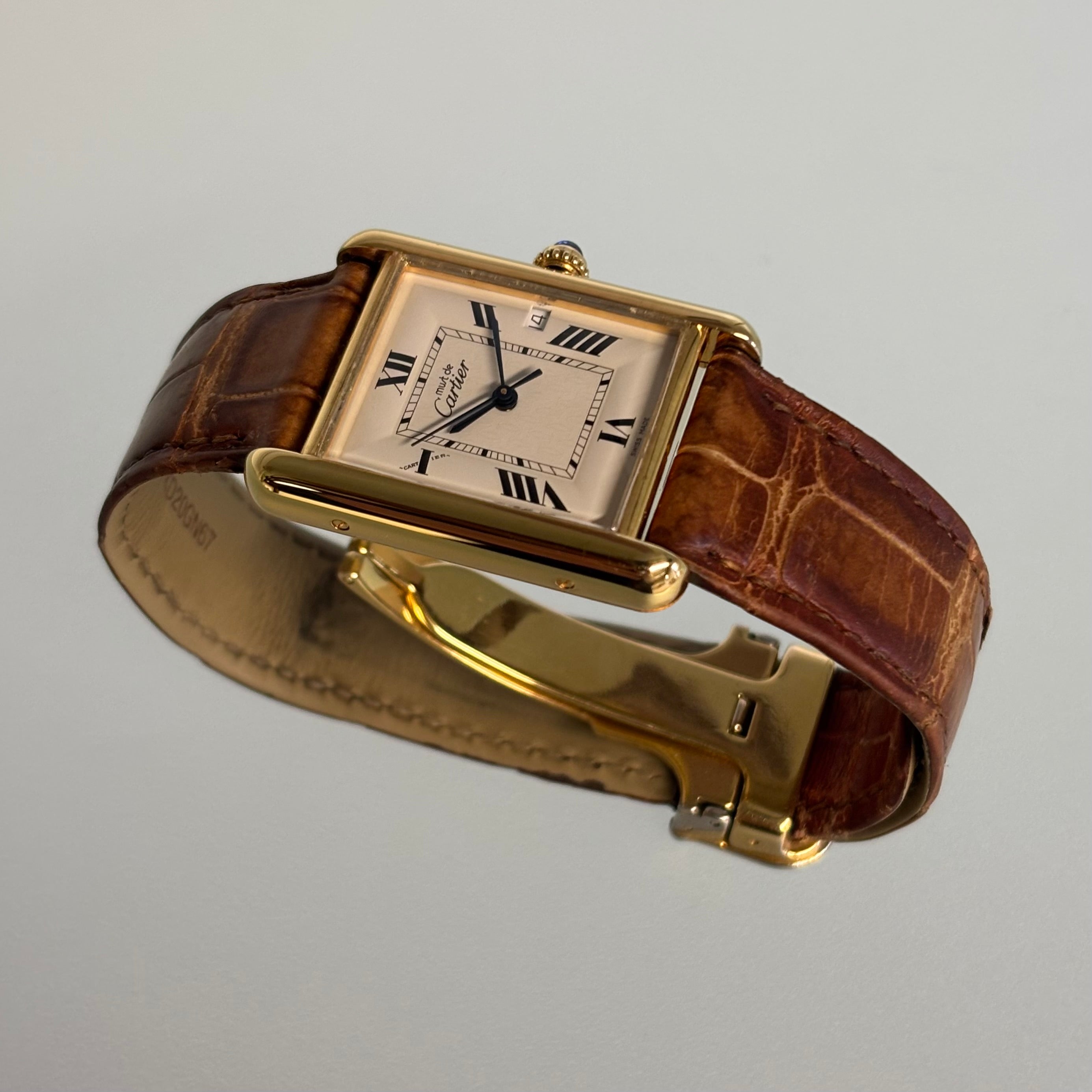 Cartier Tank XL with strap & clasp