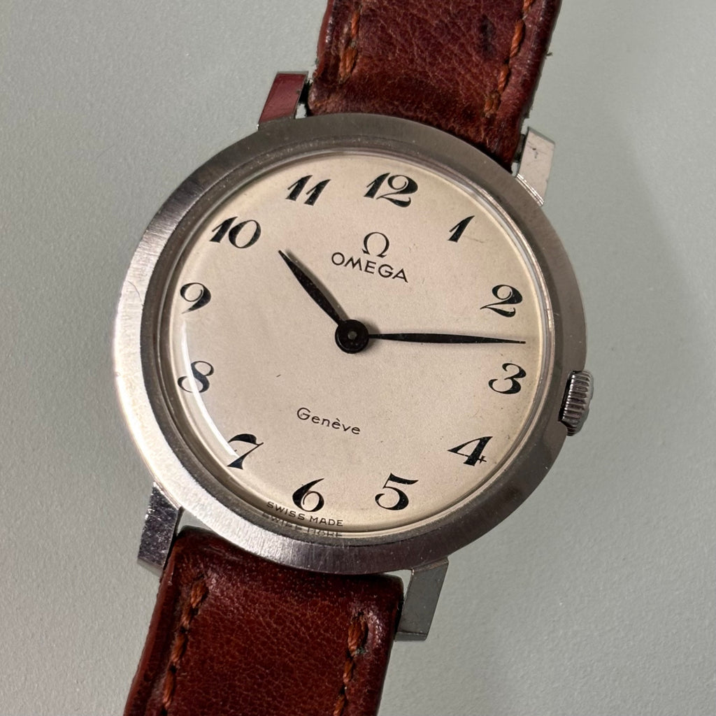 Omega Geneve Breguet Dial – Cream Dial Steel Case