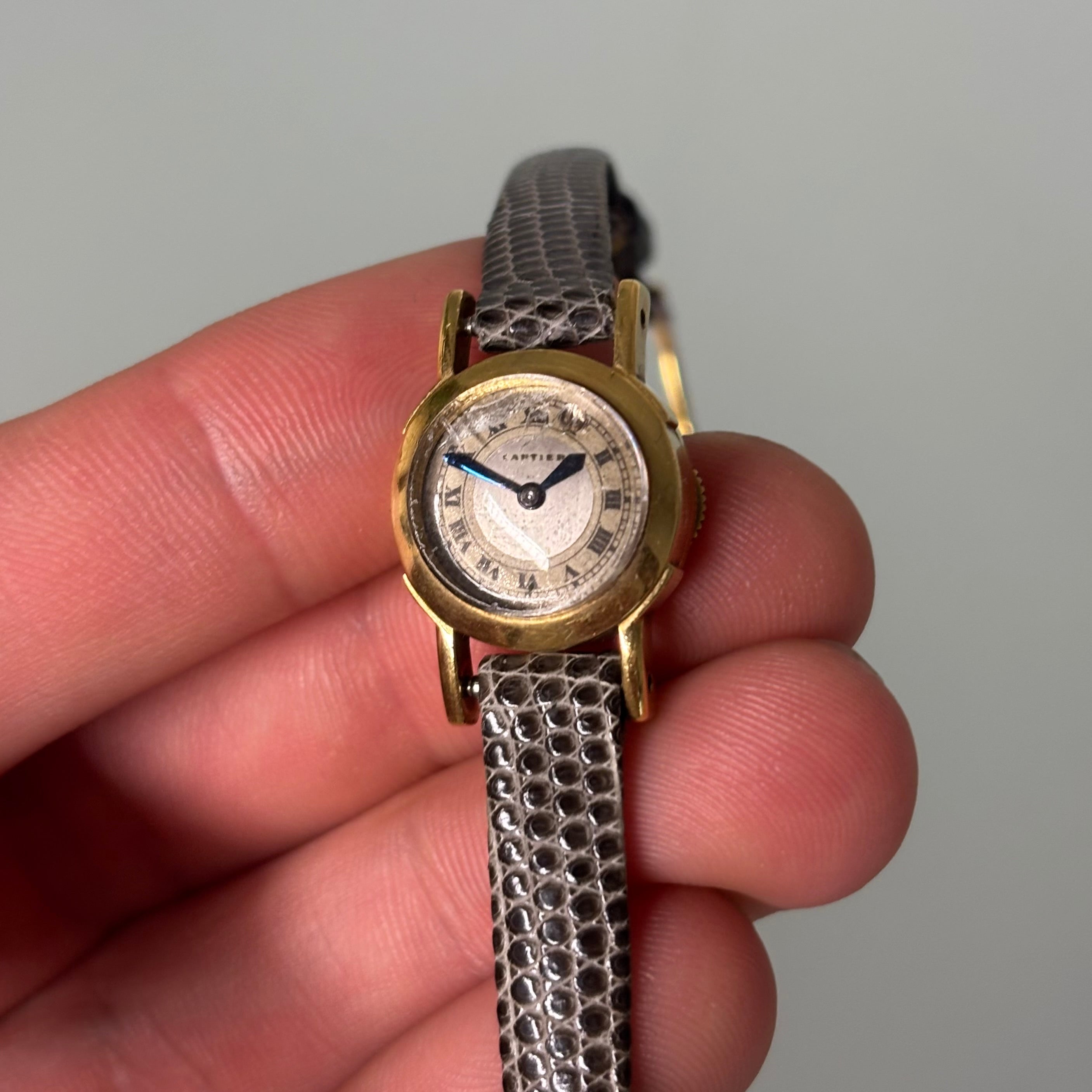 Cartier Jaeger LeCoultre Duoplan 18k