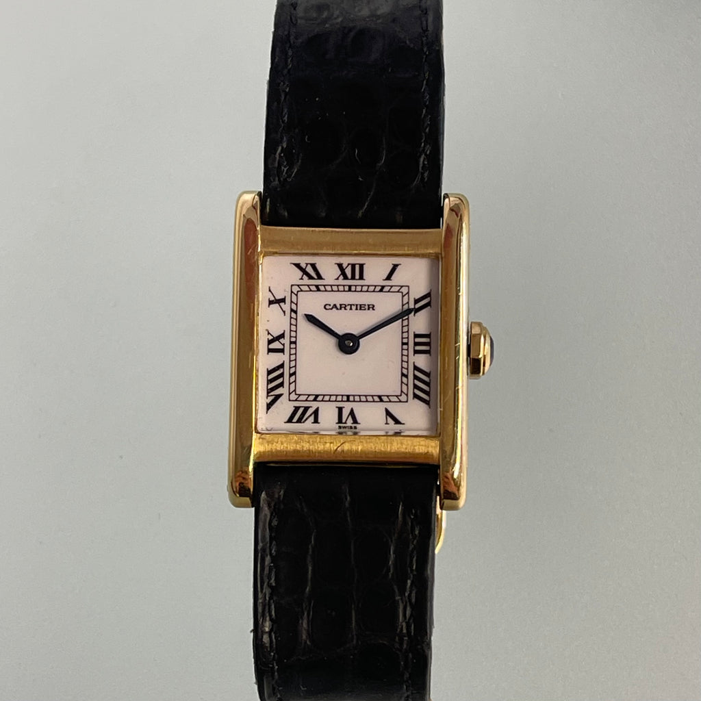 Cartier tank normale with clasp