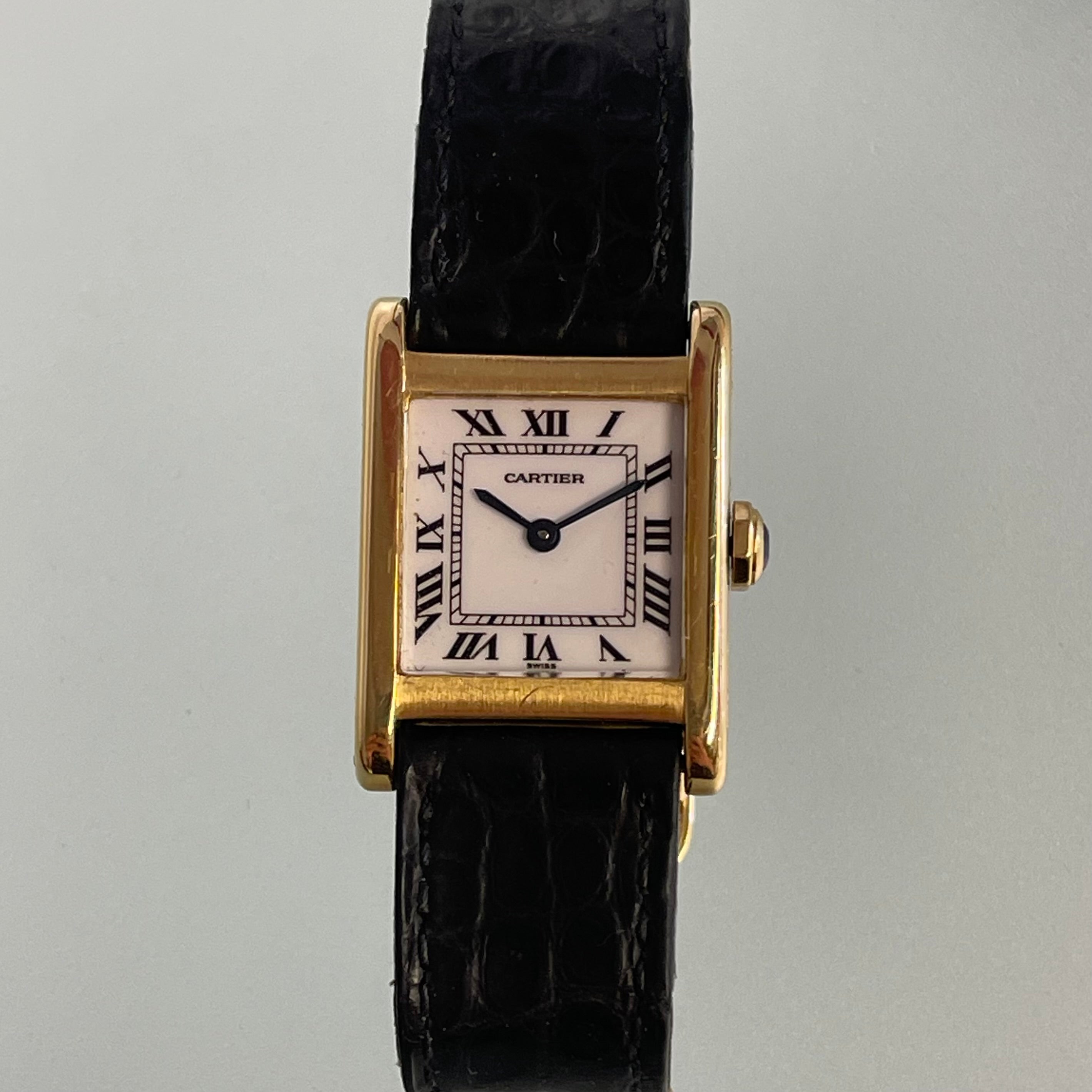 Cartier tank normale with clasp