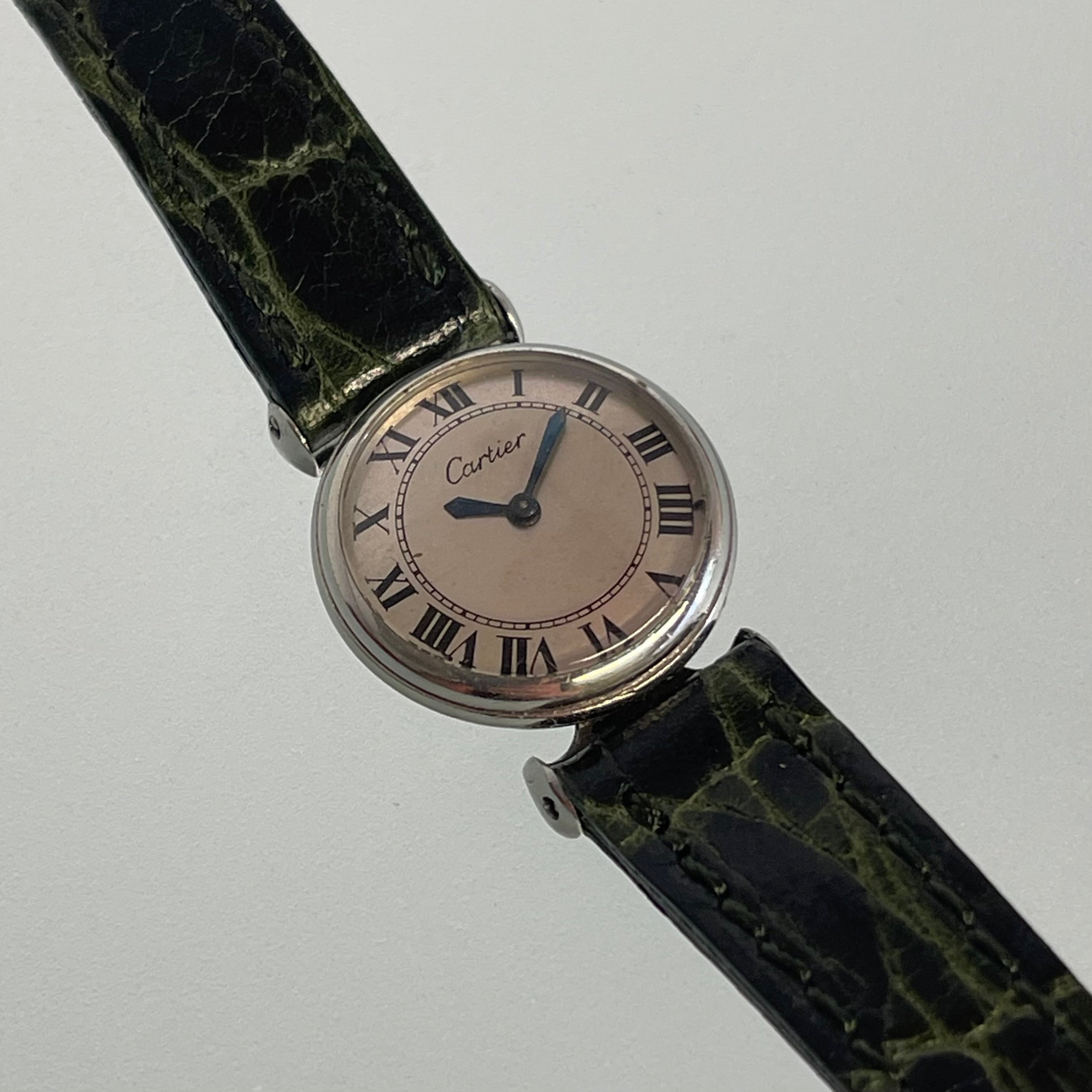 Cartier x Jaeger LeCoultre Steel Duoplan